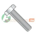 Newport Fasteners Grade A307, 5/16"-18 Hex Head Cap Screw, Zinc Plated Steel, 5 in L, 200 PK 713628